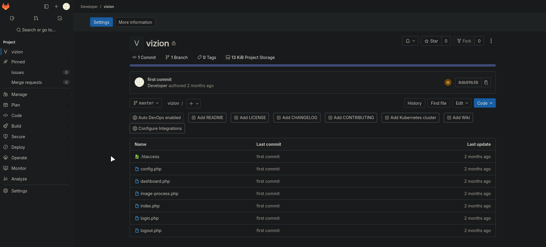Credentials Confirmation