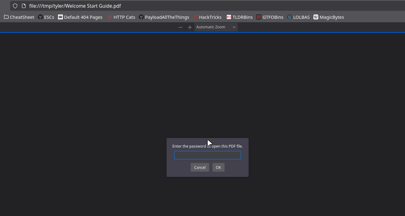 PDF Password Protected