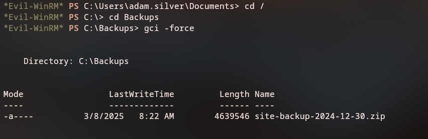 Backup Folder Discovery